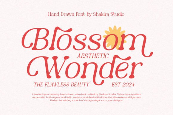 Blossom Wonder: A Serif Typeface for Modern Web Design