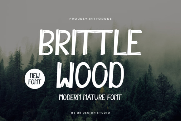 Brittle Wood: A Hand-Drawn Font for Makers
