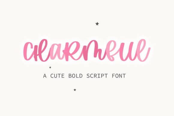 Charmful Font: The Handwritten Typeface for Clear Campaigns