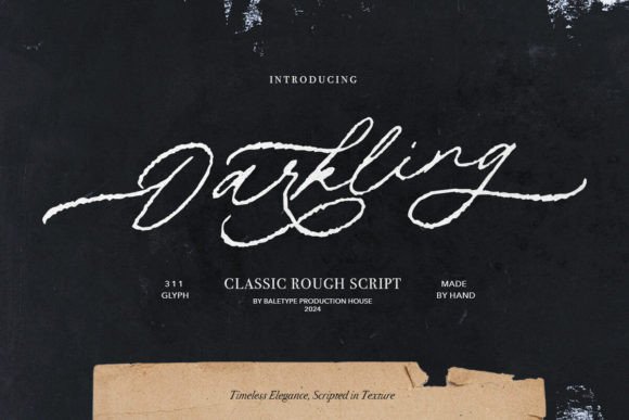 Darkling Font: A Natural Script for Handmade Brands