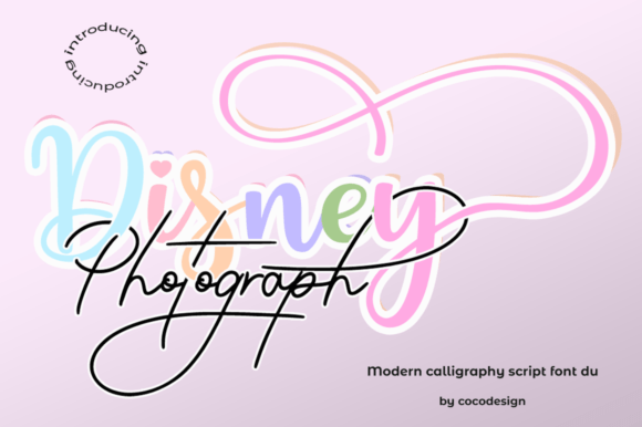 Disney Photograph Font: A Maker's Guide to Handwritten Style