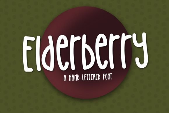 Elderberry Font Review: A Playful Typeface for Campaigns