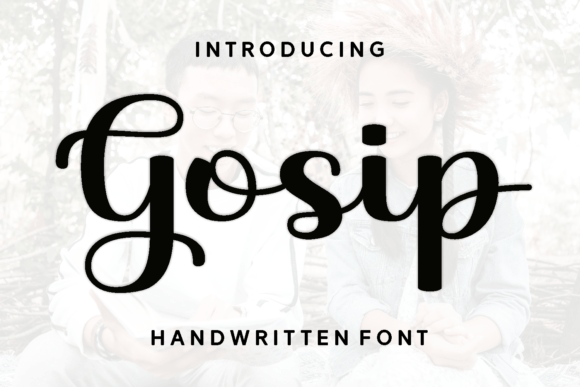 Gosip: The Script Font That Elevates Your Brand Identity