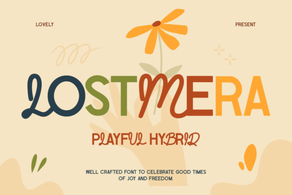 Lostmera: A Hybrid Typeface for Bold Campaign Visuals