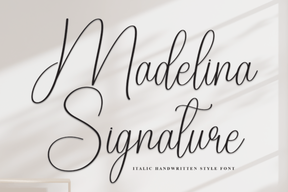 Madelina Signature: The Perfect Handwritten Font for Makers