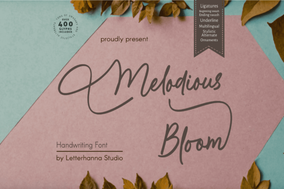 Melodious Bloom: The Perfect Script Font for Handmade Brands