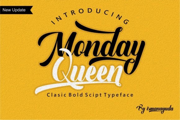 Monday Queen Font: A Script for Modern Brand Identity