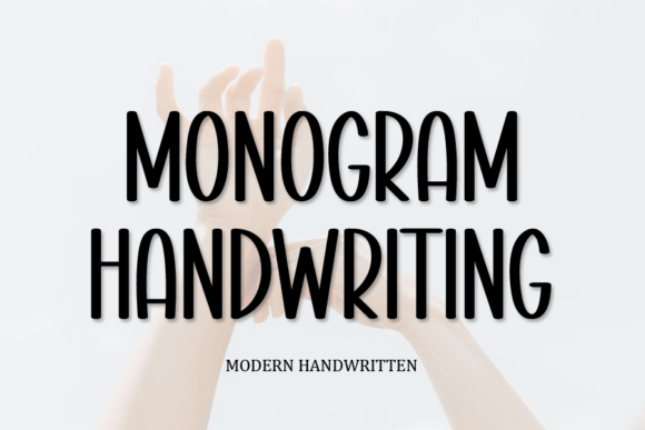 Monogram Handwriting: A Quirky Typeface for Editorial Design