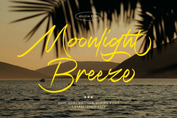 Moonlight Breeze: A Script Font for Editorial Elegance