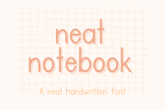 Neat Notebook: A Handwritten Font for Modern Web Design