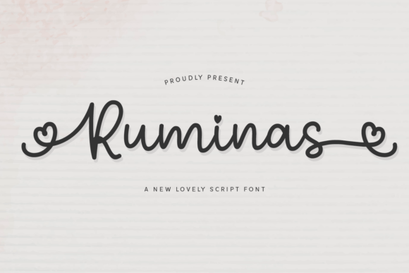 Ruminas: The Script Font That Elevates Campaign Visuals