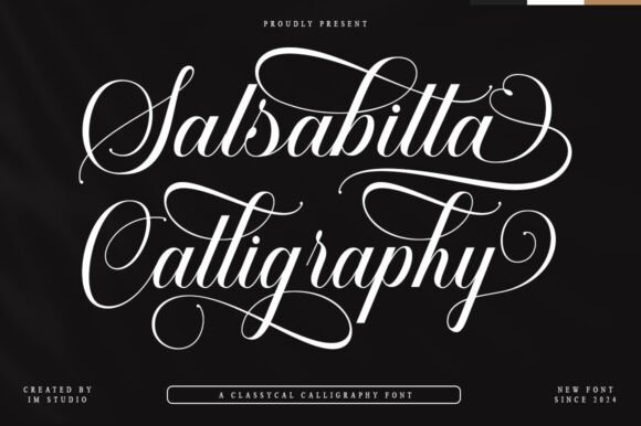 Salsabilla Calligraphy: A Modern Typeface for Polished Branding