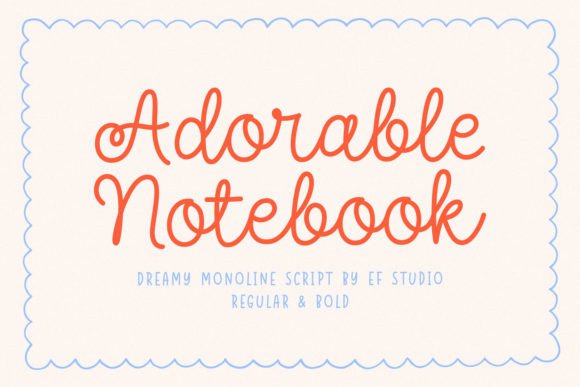 Why Adorable Notebook Font Elevates Small Business Branding