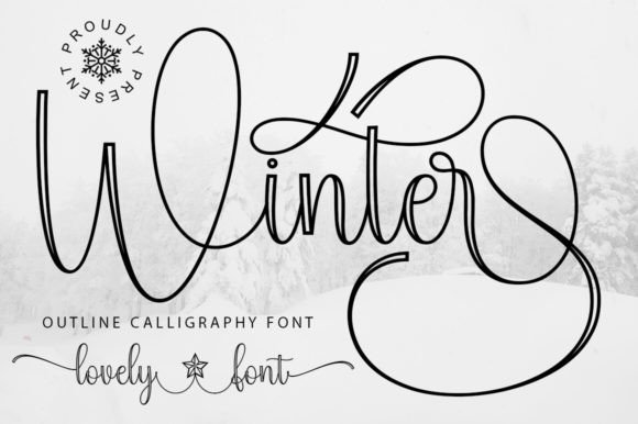 Winter Outline Font: A Designer's Guide to Handwritten Web Typography